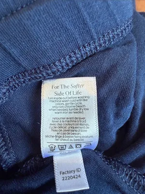 Eberjay Gisele navy blue jersey pajama pants thumbnail 6
