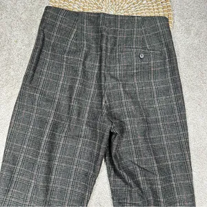 Wilfred Wool Cashmere Blend Chambéry Plaid Pants Cropped Pleated Tartan Size 0 thumbnail 8