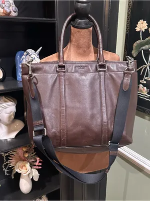 Coach Metropolitan Weekender Tote – Glovetanned Leather – Brown thumbnail 1