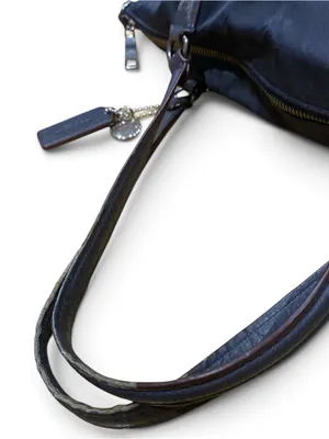 Coach Blake Nylon and leather carryall gunmetal thumbnail 4