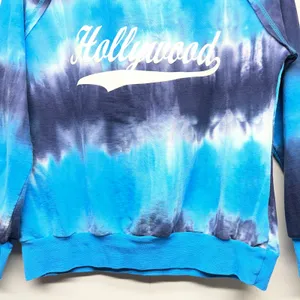 American Vintage Tie Dye Activewear Sweatshirt Womens Large 100% Cotton thumbnail 4