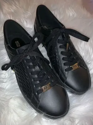 Michael Kors black sneakers size 8.5 m thumbnail 1