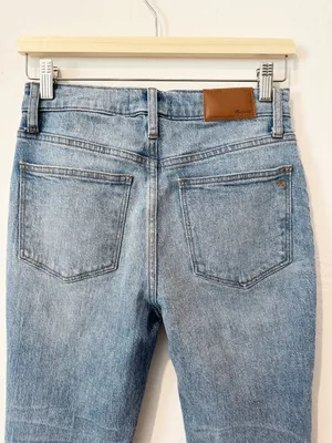 Madewell‎ Cali Demi Boot Jeans Size 25 Blue Dory Wash Comfort Stretch Pant Retro thumbnail 10