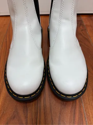 Dr. Martens 2976 Chelsea Boot in White Smooth 6 thumbnail 7