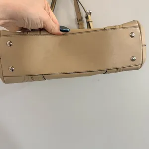 Coach Tan Leather Tote with Double Straps thumbnail 10
