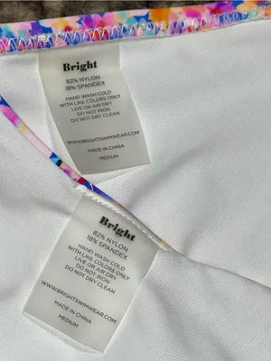 Bright Swimwear NWT Women’s Size M Night Floral Bali Bottom Melody Top Bikini thumbnail 7