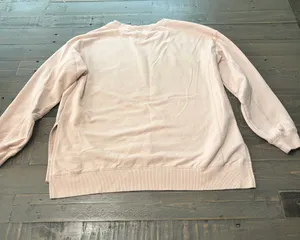 Wildfox But First Cocktails Sweatshirt Women’s S Pink Oversized Pullover thumbnail 6