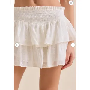 Altar'd State Women's Carrie Tiered‎ Mini Skirt White Sz L thumbnail 2