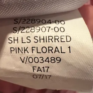 Gap Pink Floral Ruffled Blouse‎ Top Size XS thumbnail 5