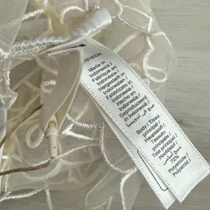 SKIMS Embroidered Tulle Teddy Off White XS NWT IN PACKAGE thumbnail 6
