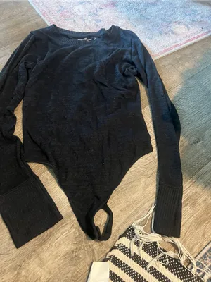 Abercrombie soft af long sleeve bodysuit thumbnail 3