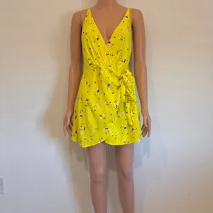 Free People Tango at Night 10 faux wrap tie flap front romper SH 3099 thumbnail 6