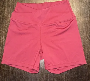 Muse High-Waist Bike Shorts in Rose thumbnail 1