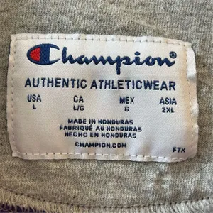 Champion Women's Large‎ Purple Crewneck Sweatshirt Spell Out Logo thumbnail 12