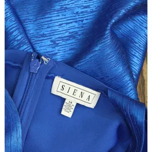 NWT Siena Sleeveless Foiled Bandage Bodycon Knit Mini Dress Saphire Blue 14 thumbnail 8