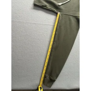 Wild Fable Womens Olive Green Cropped‎ Hoodie Raw Hem Pullover Sweatshirt Small thumbnail 10