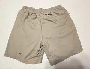 Birddogs Men's Athletic Elastic-Waist Tan Shorts thumbnail 2