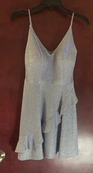 Blue sparkly dress thumbnail 1