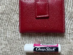Vintage Red Leather Saks Fifth Ave mini wallet photo book thumbnail 5