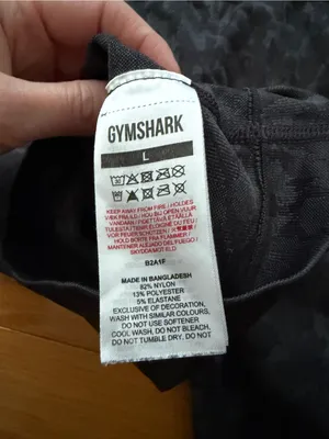 Gymshark Adapt Animal Seamless Cycling Bike Shorts 9” Inseam Women’s Size L thumbnail 5