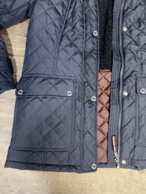 Tommy Hilfiger Women’s Navy Quilted Jacket Sherpa Lined Size S thumbnail 9