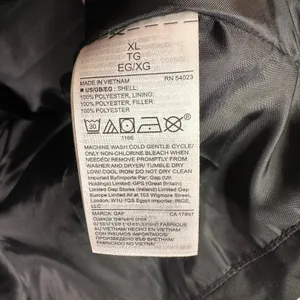 Gap Womens size XL Warmest Puffer Quilted Vest Black 474450 Gorpcore Preppy thumbnail 8