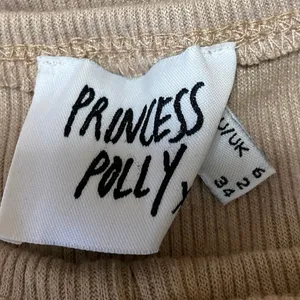Princess Polly Brown Strapless Sleeveless Ruched Tie Ribbed Tube Tank Top Size 2 thumbnail 3
