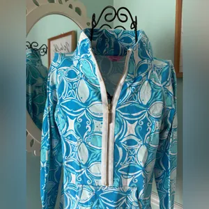 Lilly Pulitzer Skipper Popover-Ariel Blue‎ s turquoise thumbnail 3
