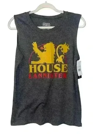 Game Of Thrones Womesn‎ Gray Tank, Large thumbnail 1