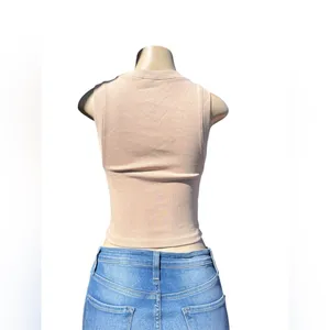 Zara Tan  Ribbed Crop Top thumbnail 8