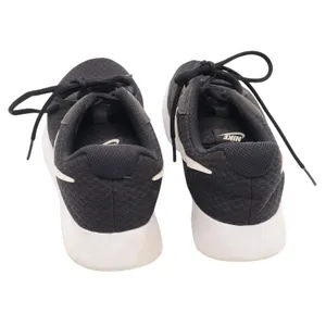 Nike Tanjun Womens 8.5 Running Shoes Black White Low Top Mesh Good thumbnail 5