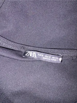 Zara Black Ruched Halter Midi Dress with Tie at back thumbnail 5