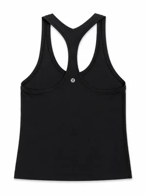 Lululemon Black Racerback Tank Top Built-In Bra Yoga Workout Size Small thumbnail 2