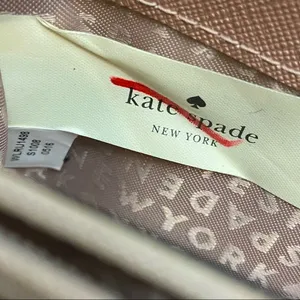 Kate Spade Leather Rose Gold Accordion Wallet thumbnail 7