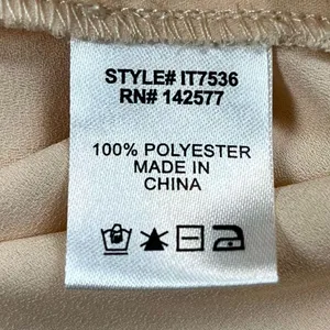 Iris Cream Sleeveless Lace Up Tank Top Medium thumbnail 8