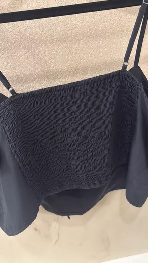 Abercrombie Black Crop Top thumbnail 3