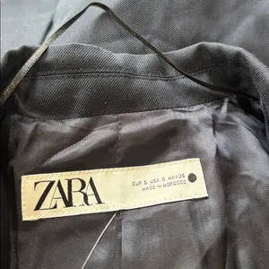 NWT Zara Navy Tailored Suit Blazers Gold Embellished Buttons 2243/683/400 Smal thumbnail 4