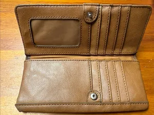 Relic Black Wallet with Pink Flower & Blue Leaves thumbnail 2