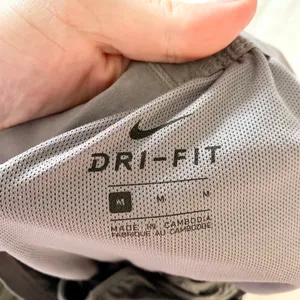 Nike‎ Dri-FIT Running Shorts Womens Size M Gray Athletic Gym Workout Polyester thumbnail 4