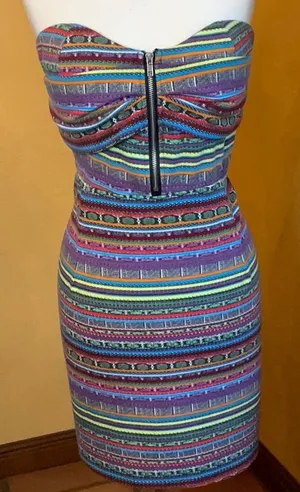 Strapless dress Purple Size XL thumbnail 1