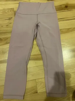 Lululemon light purplish cropped pants! Size 6. Excellent condition! thumbnail 1