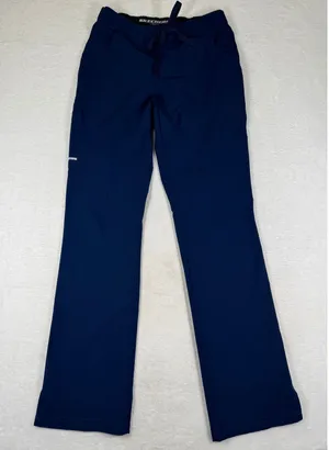 Skechers by Barco Navy Blue Scrub Pants Womens Cargo Athletic Medical S thumbnail 1