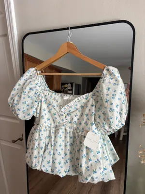 Altard state babydoll top thumbnail 4