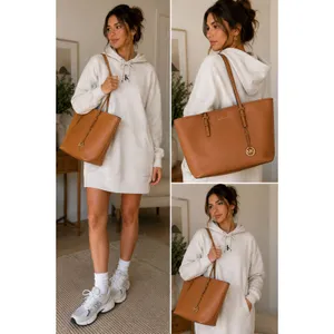 MICHAEL KORS Quinn Shoulder Tote‎ Bag Camel thumbnail 2