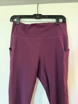 Fabletics Wine High-Rise Pocket Leggings thumbnail 2