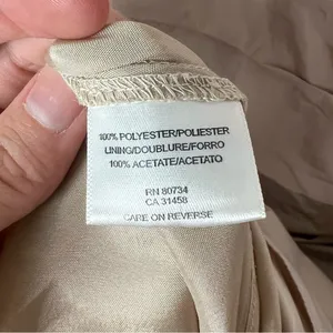 BCBGMaxAzria Dress Size 2‎ Cocktail Sexy Tan Champagne Bow Strapless Mini thumbnail 5