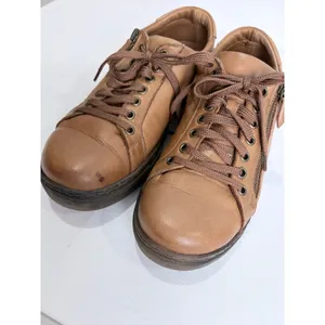 Andrea Conti Brown‎ Leather Lace-Up Comfort Shoes Minimalist Euro Casual 40 thumbnail 2