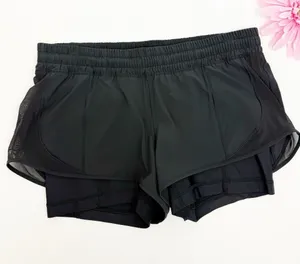 Lululemon Hotty Hot Squat Strong Shorts Lined Bike Biker Black thumbnail 1