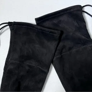 A New Day Black Faux Suede Over-the-Knee Boots thumbnail 3