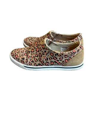 Twisted X Slip On Kicks Comfort Shoes Cork Leather Leopard Print Size 7.5 Womens thumbnail 4